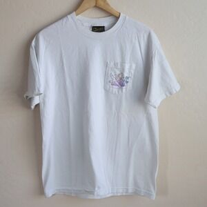 Benny Gold x Steven Harrington Graphic Pocket‎ Tee White 2016 Collab Men's L